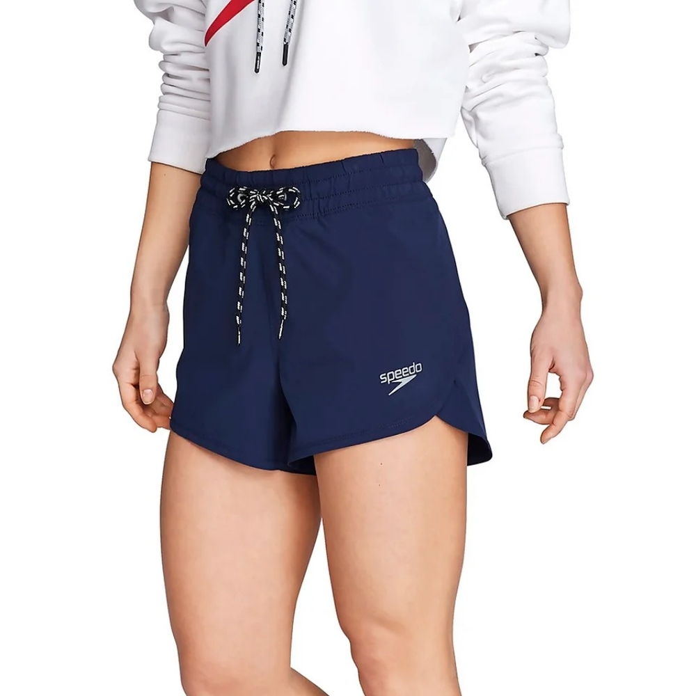 NWT Speedo Women's Black Running Shorts size Medium